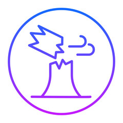 Tree Broken Vector Icons