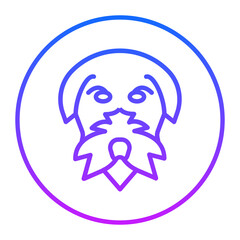 Irish Wolfhound Vector Icons