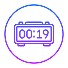 Countdown Timer Vector Icons
