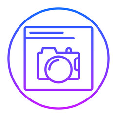 Camera Website Vector Icons
