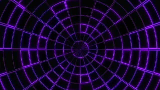Aesthetic image showing a purple grid pattern on a dark background, versatile for backgrounds or design elements, adding a modern touch to projects