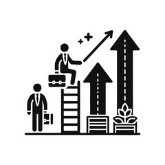 Ladder icon for career growth