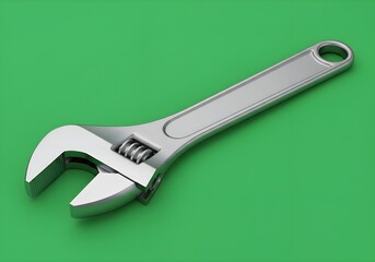 Obraz premium Chrome Adjustable Wrench