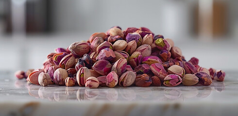 close up of dried flowers