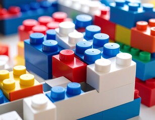 Colorful plastic building blocks (1)