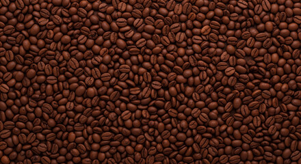 Roasted Coffee Beans A Rich and Aromatic Texture.