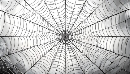 Fototapeta premium Intricate spider web pattern