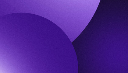 Abstract background with 3D purple metallic sphere and gradient curves. Modern, futuristic design with a subtle grain texture.