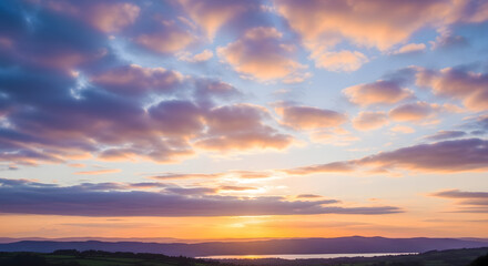 Fototapeta premium beautiful sunset at the beach