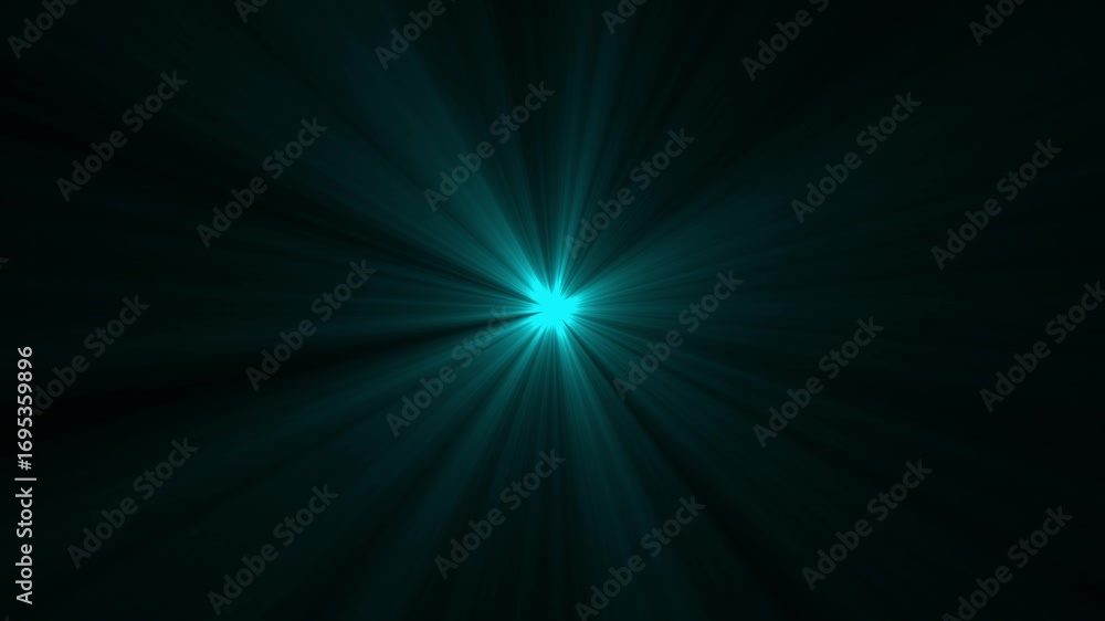 Aufkleber dynamic cyan color light burst abstract background energy explosion effect digital art design for. l