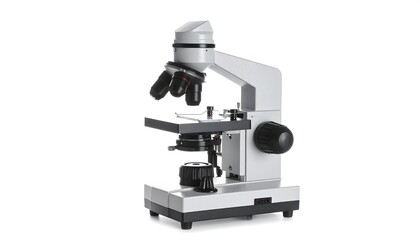 Fototapeta premium Laboratory Microscope Illustrating Scientific Precision and Technological Advancement