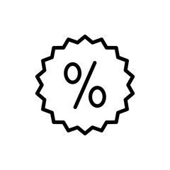 Discount icon symbol for apps and websites. Discount tag sign and symbol