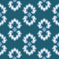 pattern batik flower damask ethnic boho ikat texture tribal geometric background