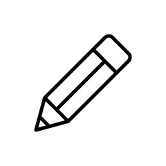 Pencil icon symbol for apps and websites. pen sign and symbol. edit icon vector