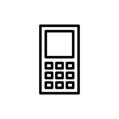 Phone icon symbol for apps and websites. Call sign and symbol. telephone symbol