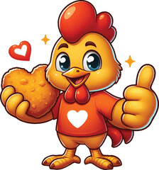 Fried Chicken Mascot