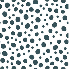 Scattered Dots Abstract Pattern in Random Shapes and Sizes