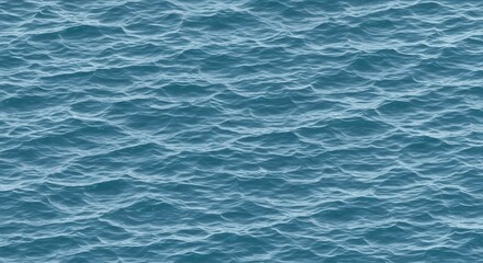 Fototapeta premium A closeup view of the surface of blue ocean water with gentle waves