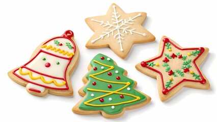 Obraz premium Delicious Christmas Cookies Festive Treats for Holiday Baking
