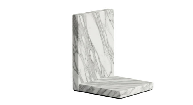 Elegant White Marble Bookends Modern Home Decor