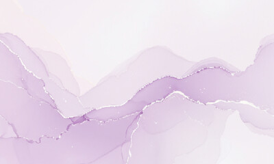 Lavender Mist Iridescent Watercolor Background