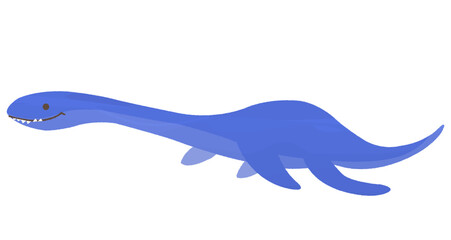 Fototapeta premium 青い海の魚竜 フタバサウルス