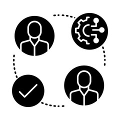 Digital Transformation Icon for business innovation, cloud solutions, and digital tools to modernize business operations and enhance efficiency.