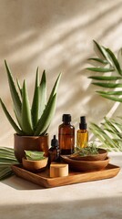 Natural Skincare Set with Aloe Vera and Essential Oils