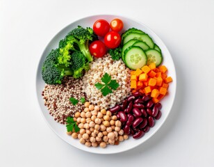 white beans and peas