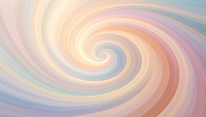 Abstract spiral design with pastel colors