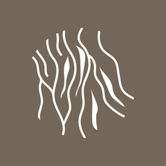 Wood logo design structure layers forest tree bark vector template