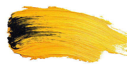 Brush stroke effect with brushTransparent background, PNG file