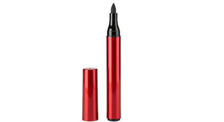 Red Eyeliner Pen Cosmetic Makeup Product Studio Shot