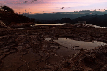 Hierve el Agua Mountain in Oaxaca, Mexico