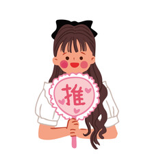 推し活女子＊イラストセットA