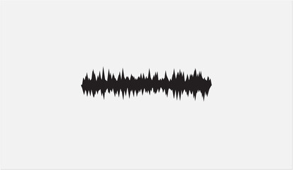music waves in isolated watercolor illustration