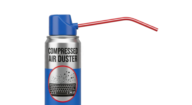 Compressed Air Duster Can Cleaning Technology