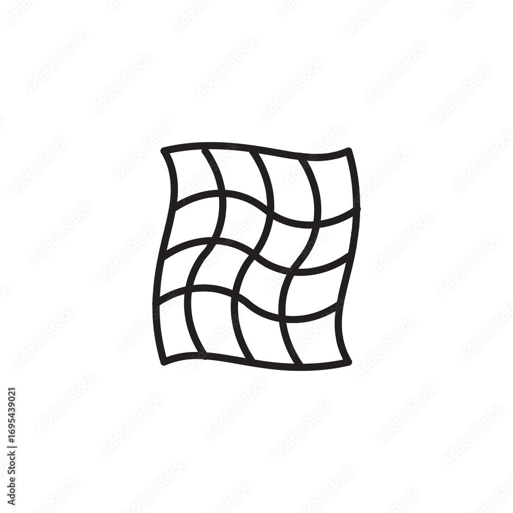 Poster distort vector icon set collection. distort outline vector rendy style illustration for web and app.