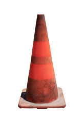 traffic cone isolated on white