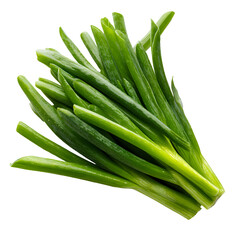 Obraz premium Fresh green spring onions