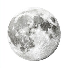 Full moon, grayscale