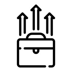 self improvement line icon