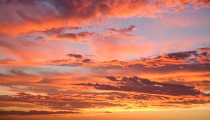 Fototapeta premium Colorful sunset cloudscape