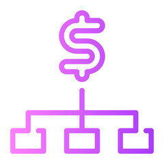 hierarchy gradient icon