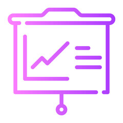 presentation gradient icon
