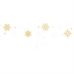Christmas New Year Visual System: Golden Crescent Sleigh with Snow Town Scene and Typography Design for Festival Marketing