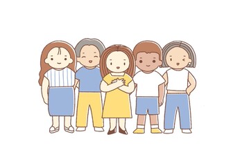 多様なバックグラウンドを持つ人々