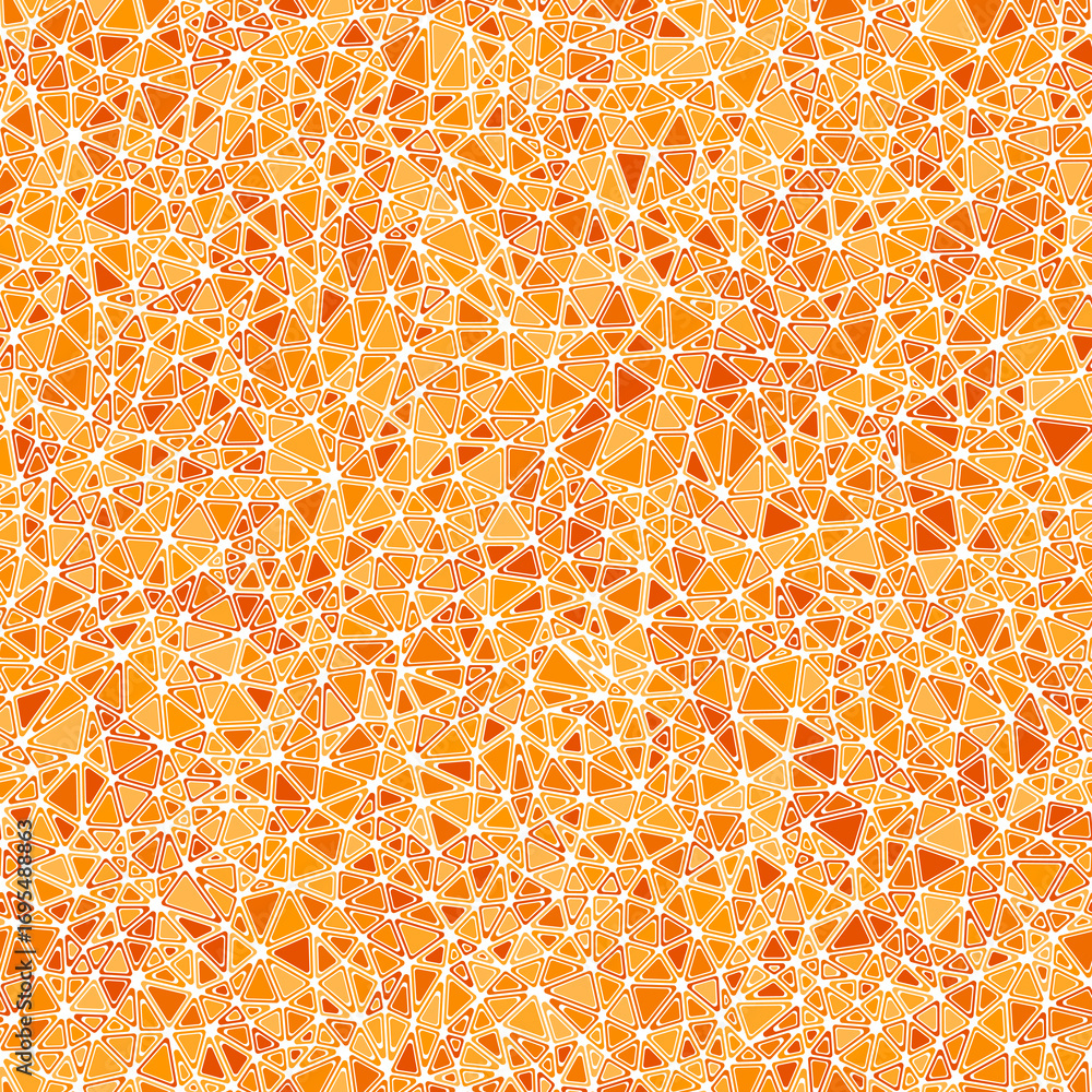 Aufkleber triangulation geometric shapes background. rounded solid shapes in frames. small triangles size. mon