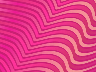 Dynamic organic wave pattern pink vector background with pink and magenta color gradations.