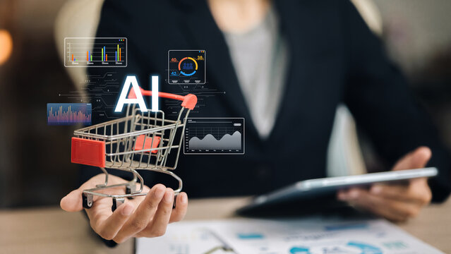 Artificial Intelligence Shopping Cart with Data Analytics for E-commerce and Business Technology
